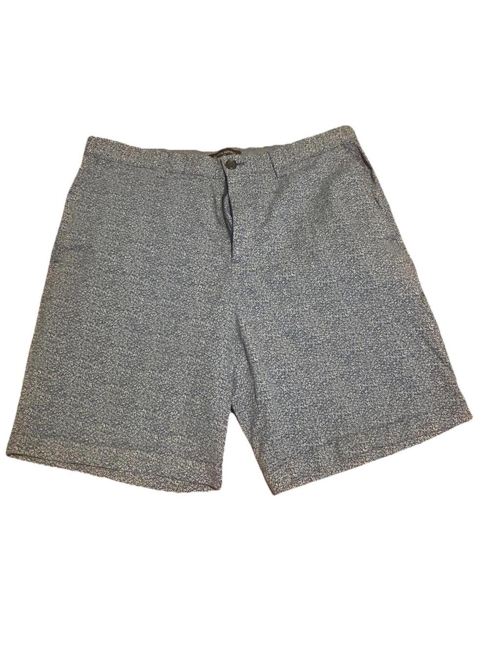 Banana Republic Aiden Shorts Mens 35 Blue Stretch Chino Flat Front Casual Golf
